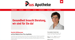 Desktop Screenshot of pius-apotheke-troisdorf.de